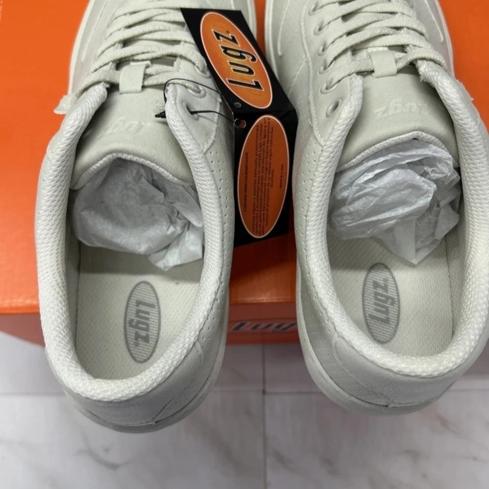 Lugz Men’s City White Lace-Up Sneakers Mens Size 10.5 (NIB)